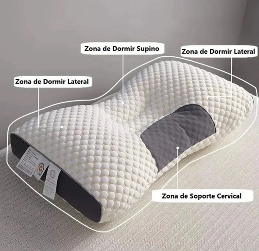 Almohada Cervical Ajustable Ergonómica 3D