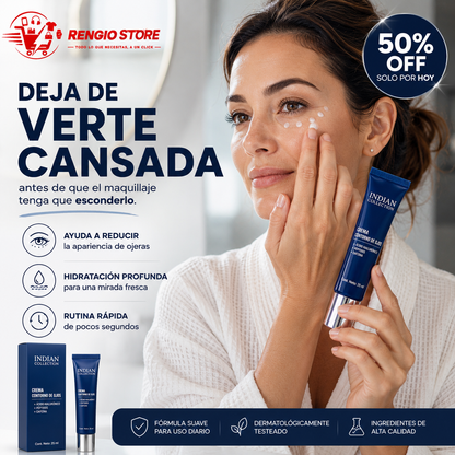 INDIAN COLLECTION™ | Crema para Ojeras, Arrugas y Líneas de Expresión