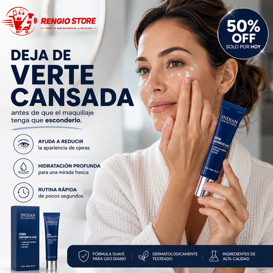INDIAN COLLECTION™ | Crema para Ojeras, Arrugas y Líneas de Expresión