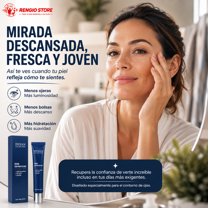 INDIAN COLLECTION™ | Crema para Ojeras, Arrugas y Líneas de Expresión