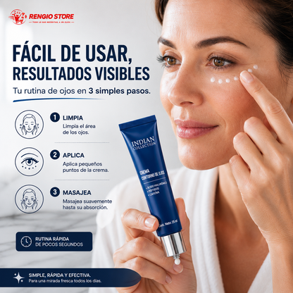 INDIAN COLLECTION™ | Crema para Ojeras, Arrugas y Líneas de Expresión