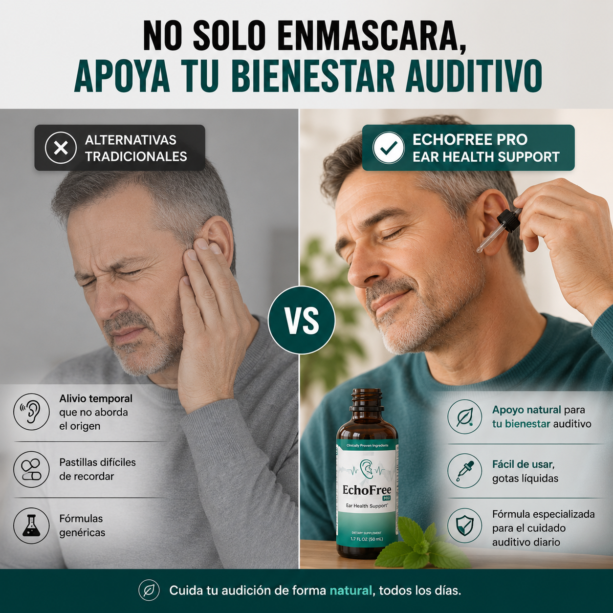 EchoFree Pro™ — Bienestar Auditivo Diario
